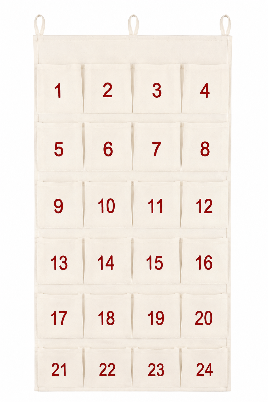 100% Cotton and Sustainable Christmas Advent Calendar