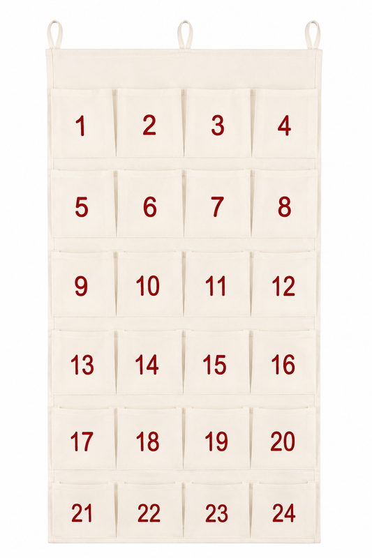 100% Cotton and Sustainable Christmas Advent Calendar