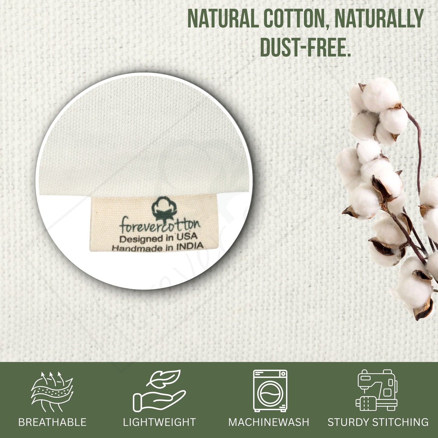 100% Cotton Canvas Suit Bag/Coat and Garment Cover