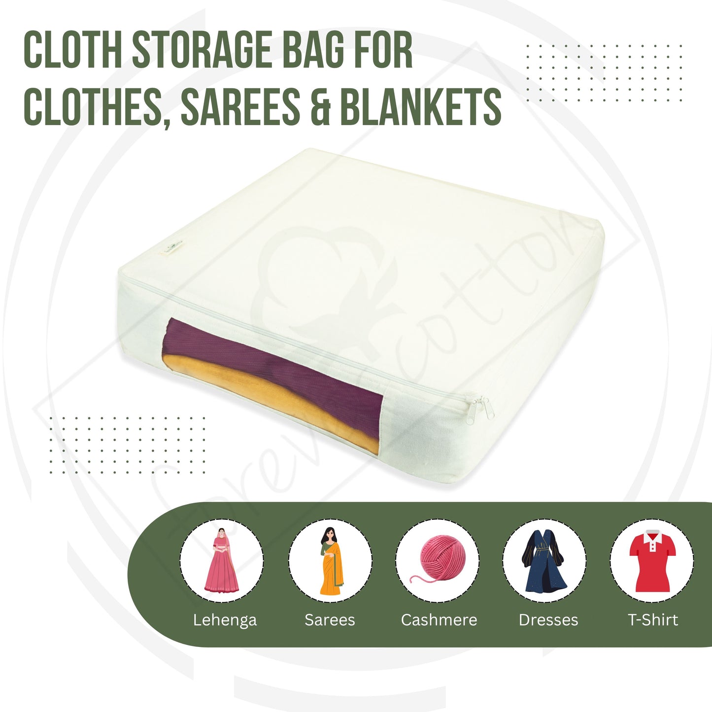 Garment/ Lehenga Covers with Net