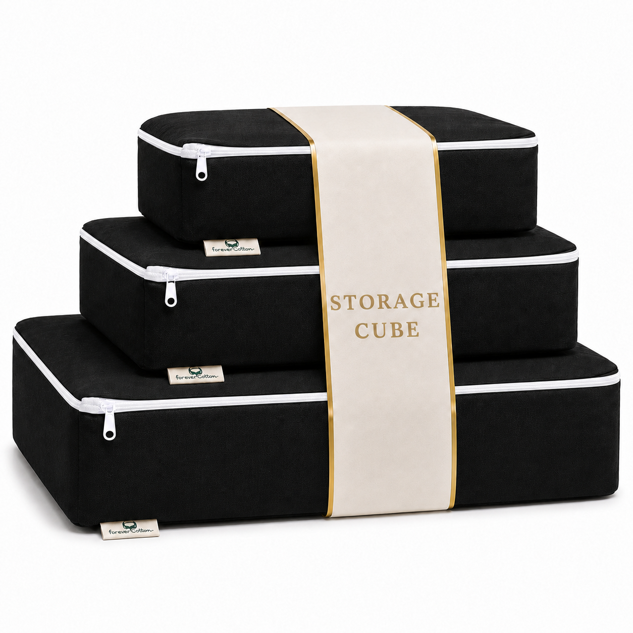 Cotton Cubes for Travel and Closet