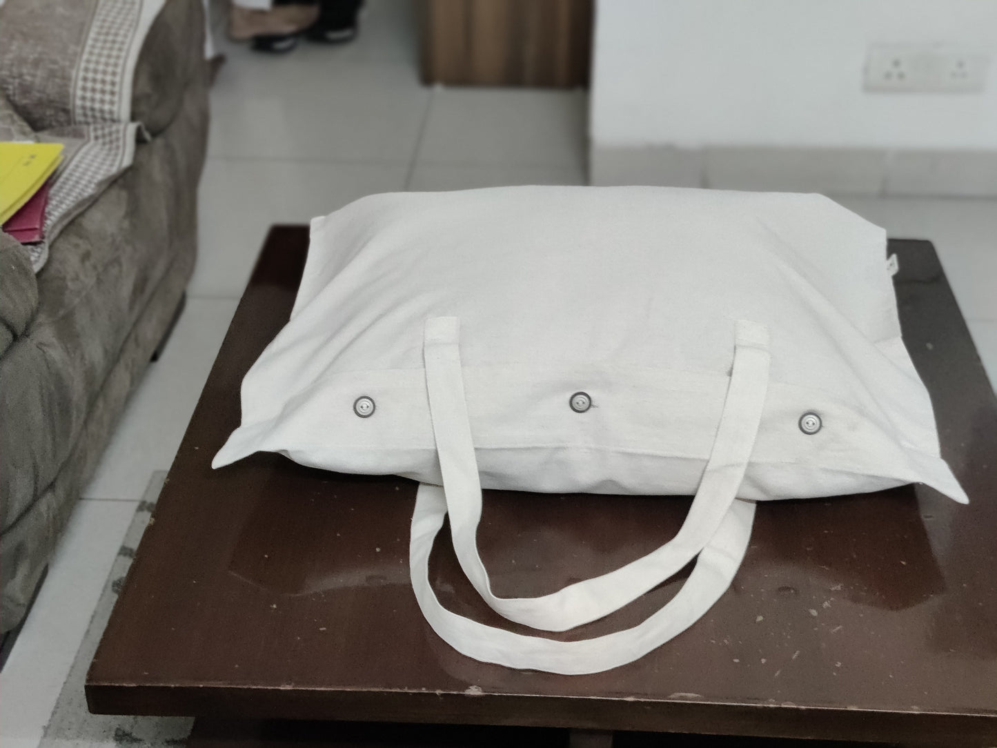 Blanket/Pillow Covers With Flap/Button Closure
